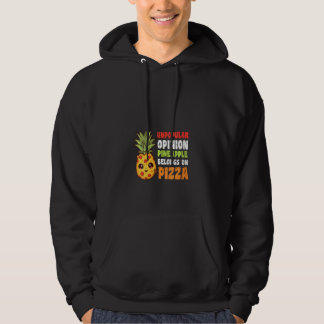Kvinnors Ananas hör hemma på pizza Hawaiian Impopu Hoodie