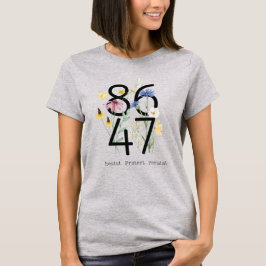 Kvinnors antifascism 8647 ställ Trump till svars m T Shirt