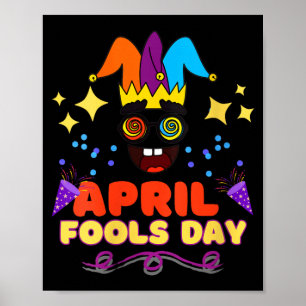 Kvinnors April Fools Day Födelsedags Citat - Född Poster