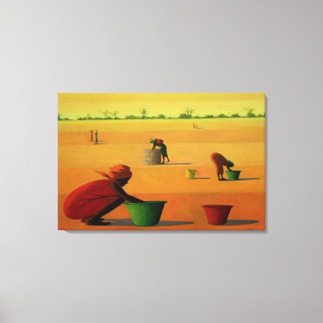 Kvinnors arbete 2001 canvastryck (Framsida)