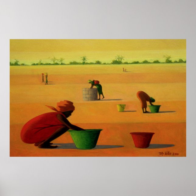 Kvinnors arbete 2001 poster (Framsidan)