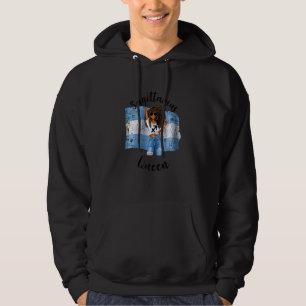 Kvinnors Argentina Skytten Drottning Afro Afrikans Hoodie