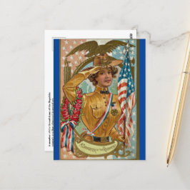 Kvinnors assistent till SUVCW Vykort