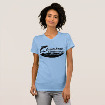 Kvinnors Baby blue jumpdockor T-Shirt