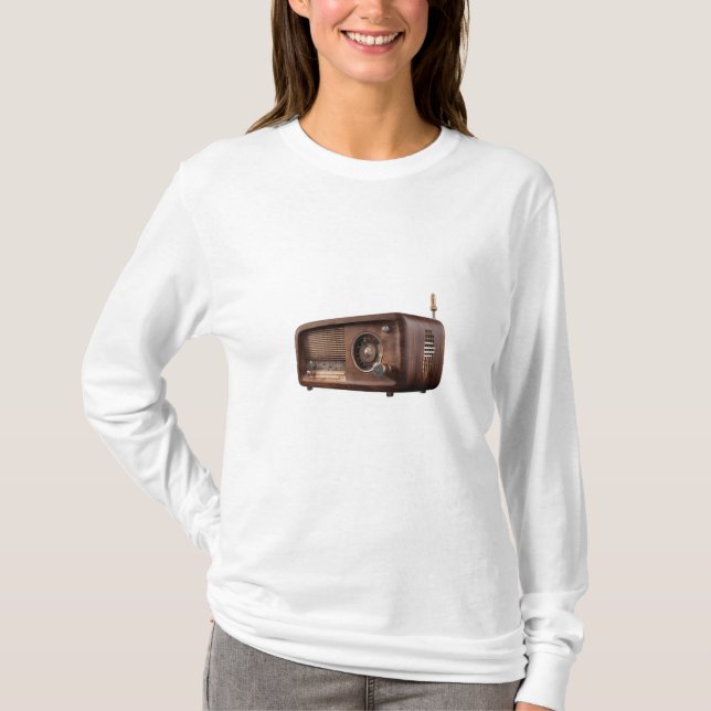 Kvinnors Basic Långärmad T-Shirt (Framsida)