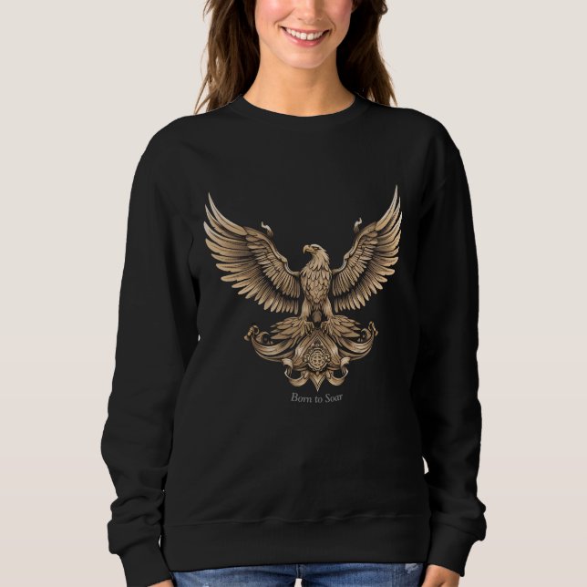 Kvinnors Basic Sweatshirt  T Shirt (Framsida)
