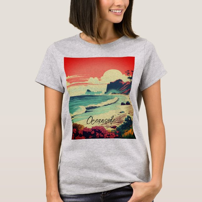 Kvinnors Basic T-Shirt  (Framsida)