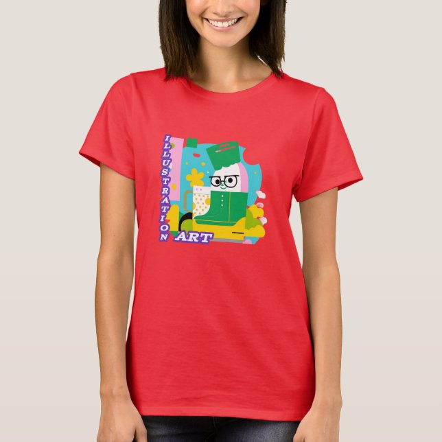 Kvinnors Basic T-Shirt (Framsida)