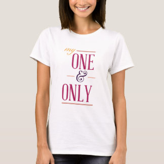 Kvinnors Basic T-Shirt – One and Only