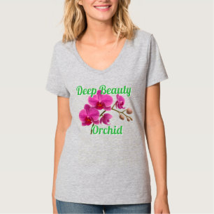 Kvinnors Basic V-ringad T-Shirt