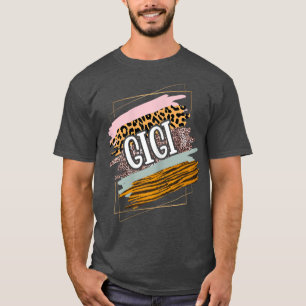 Kvinnors bästa Gigi Grandma Apprecision Leopard Mo T Shirt