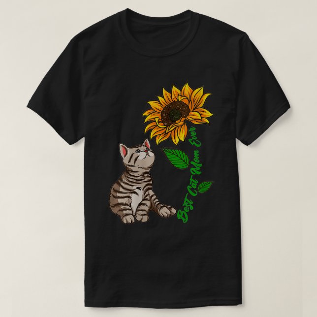 Kvinnors bästa katt Mamma solrossolrossolrosfaktor T Shirt (Design framsida)