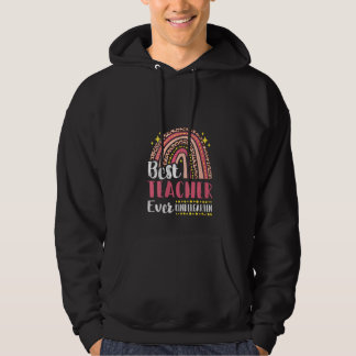 Kvinnors Bästa Lärare Någonsin Förskola Regnbåge B Hoodie