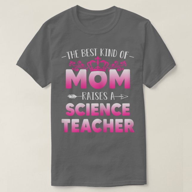Kvinnors bästa Mamma höjer en forskarlärare F T Shirt (Design framsida)