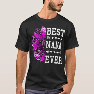 Kvinnors bästa Nana någonsin tidigare Mors dag Sol T Shirt