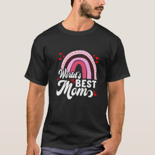 Kvinnors bästa regnbåge i Mamma T Shirt