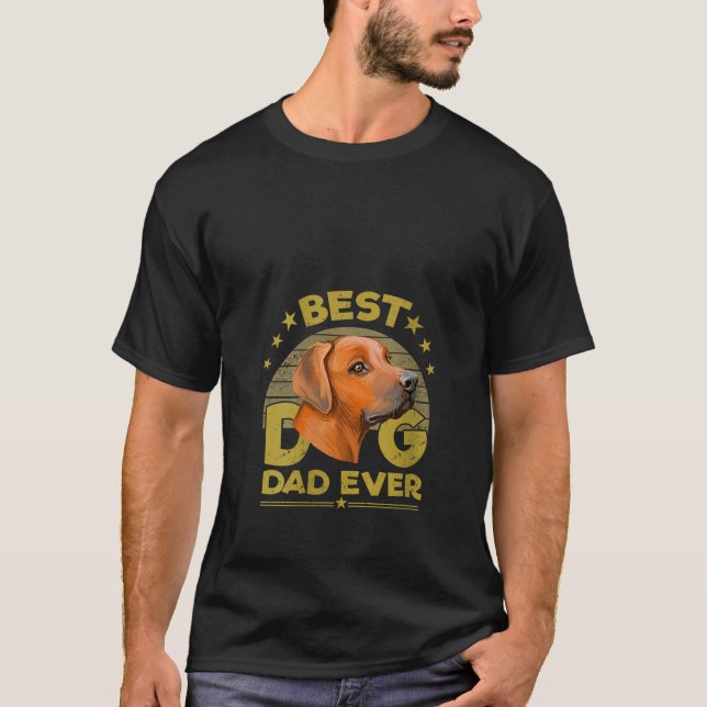 Kvinnors bästa Rhodesian Ridgeback i Hund T Shirt (Framsida)
