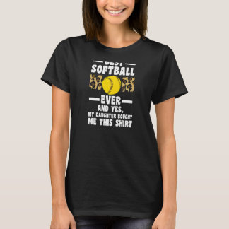Kvinnors bästa softball mamma någonsin och ja Soft T Shirt
