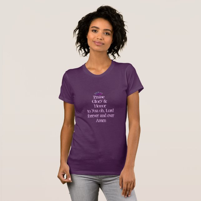 Kvinnors bästa T-Shirt-Pising & Honor T Shirt (Hel framsida)