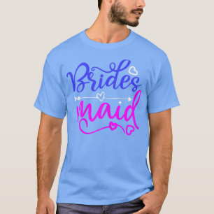 Kvinnors bästa vän till bruden rolig brudtärna brö t shirt
