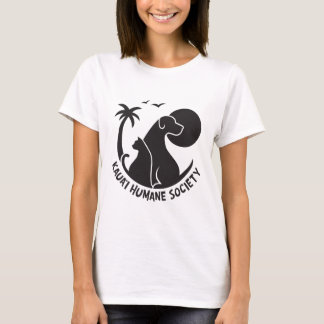 Kvinnors bastråd med svart KHS-Logotyp T Shirt