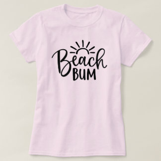 KVINNORS BEACH BUM T-Shirt