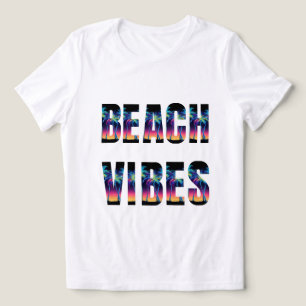 Kvinnors Beach Vibes T Shirt