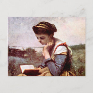 Kvinnors behandling av Jean-Baptiste Camille Corot Vykort