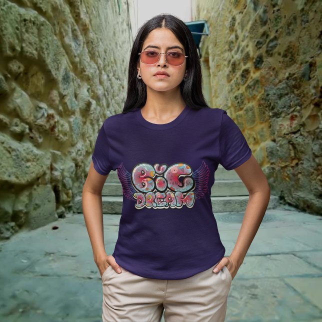 Kvinnors Bella+Canvas Dream Big Tri-Blend T-Shirt (Women's Bella+Canvas Dream Big tri-blend T-shirt, )