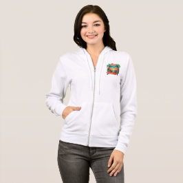 Kvinnors Bella+Canvas Fullt-Zip Hoodie T Shirt