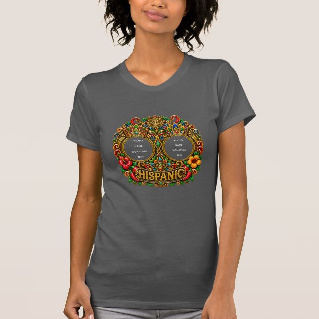 Kvinnors Bella+Canvas slank fit T-shirt (Framsida)