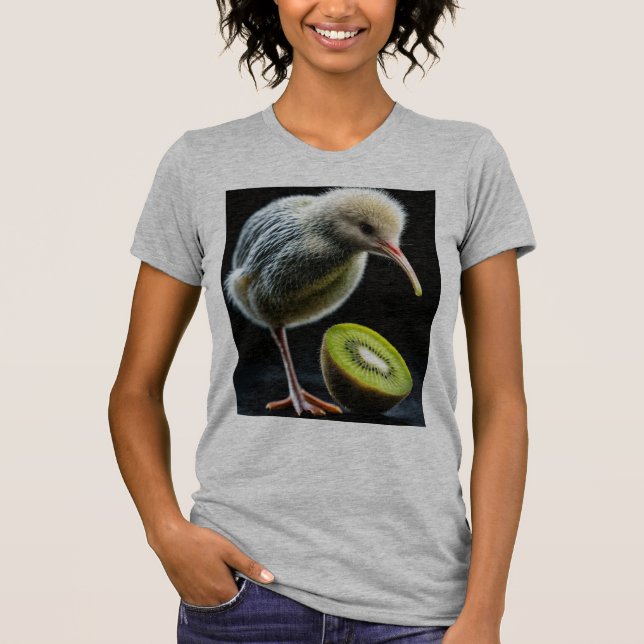 Kvinnors Bella+Canvas Slim Fit T-Shirt (Framsida)