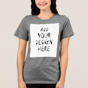Kvinnors Bella+Canvas Tri-blend T-Shirt