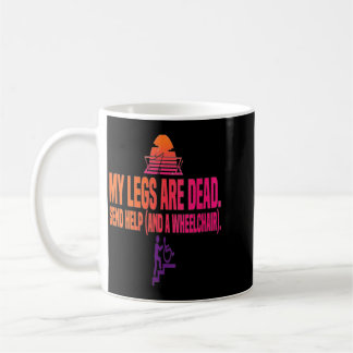 Kvinnors ben dag Roliga ben är statliga myndighete Kaffemugg