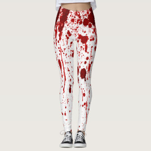 Kvinnors benägenheter Blod Splatter Vampire Gothic Leggings
