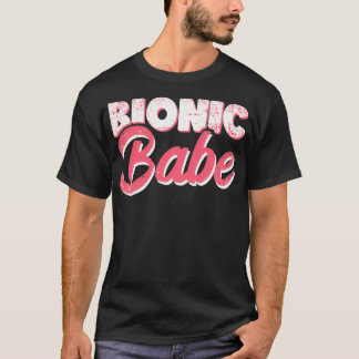Kvinnors bioniska Babe Knee Hip Replacement kirurg T Shirt