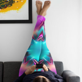 Kvinnors Blommigt "Bright Ljus" Legging