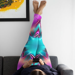 Kvinnors Blommigt "Bright Ljus" Legging
