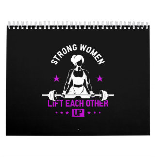 Kvinnors boodybuilding Gym-träning och lönnutbildn Kalender