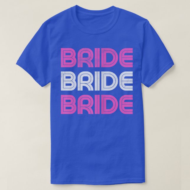 Kvinnors Bröllopsannonsering Framtida Brud Brud At T Shirt (Design framsida)