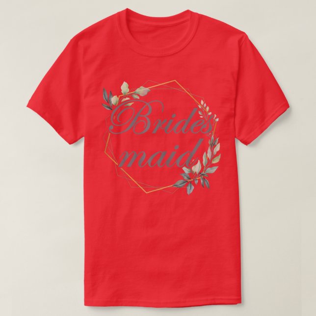 Kvinnors bröllopsbrudsljus brud brudtärna  t shirt (Design framsida)