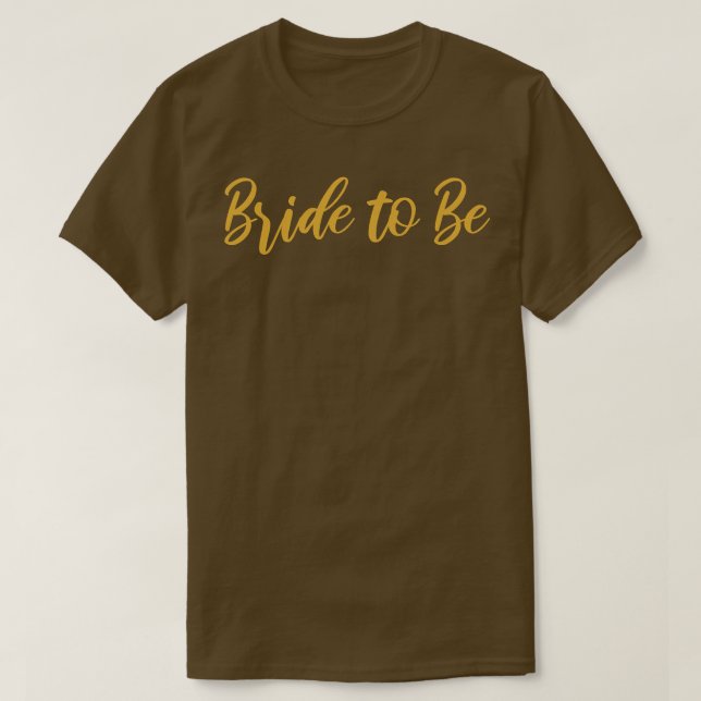 Kvinnors Brud Att Vara Bröllopsfest Bröllop  T Shirt (Design framsida)