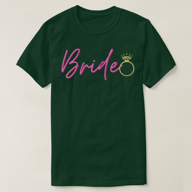 Kvinnors brud möhippa  t shirt (Design framsida)