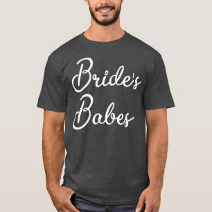Kvinnors Bruds Babes Möhippa Brud Brudtärna T Shirt