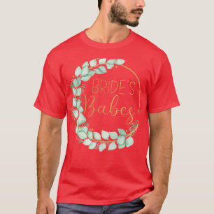 Kvinnors bruds babyer sällskapsfest bröllop eukaly t shirt