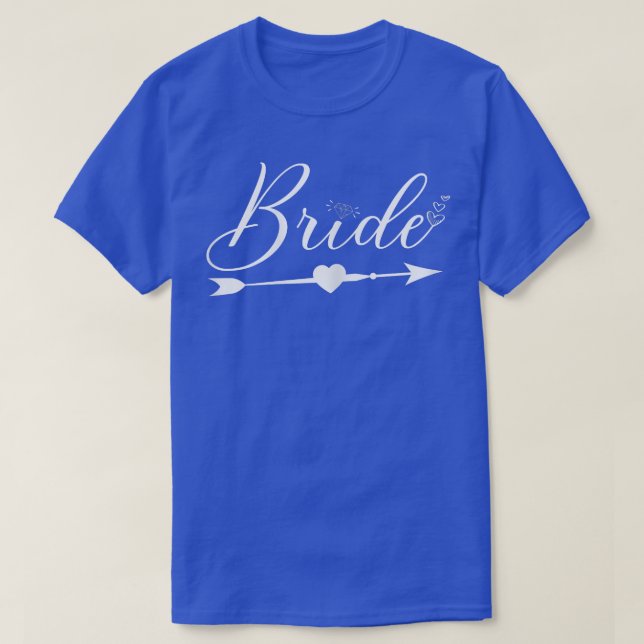 Kvinnors bruds förlovningsfest  t shirt (Design framsida)