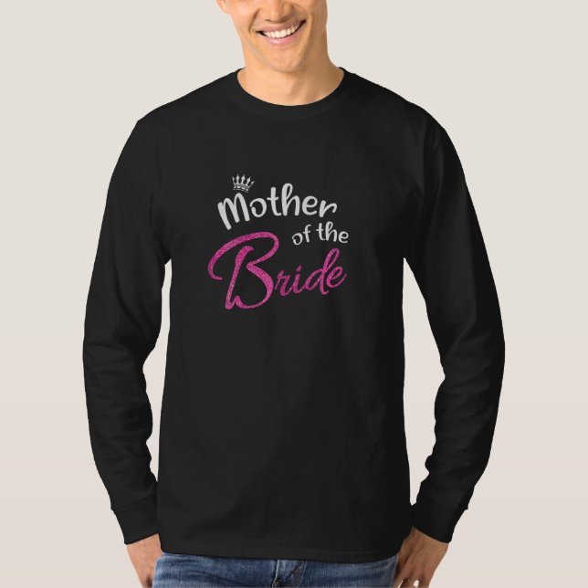 Kvinnors Bruds Mamma Bröllop Möhippa Mamma T Shirt (Framsida)