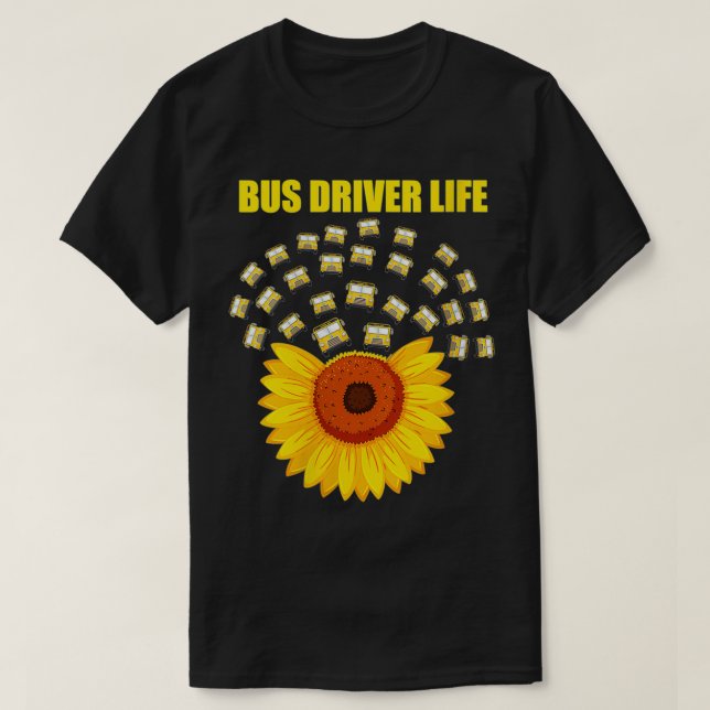 Kvinnors Buss-drivrutin Livstid för Buss-drivrutin T Shirt (Design framsida)