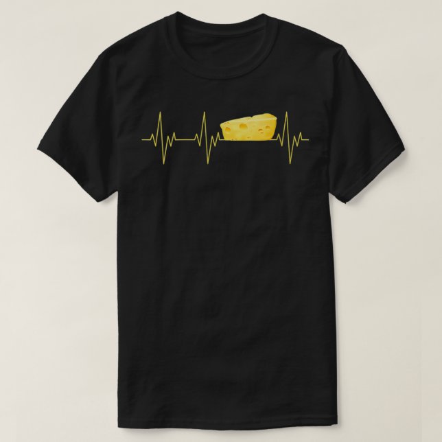 Kvinnors Coola Cheese Heartslag Funny Farmer Famil T Shirt (Design framsida)