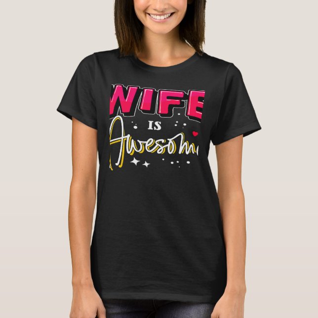 Kvinnors Coola Deklaration Par PartnerskapValentin T Shirt (Framsida)